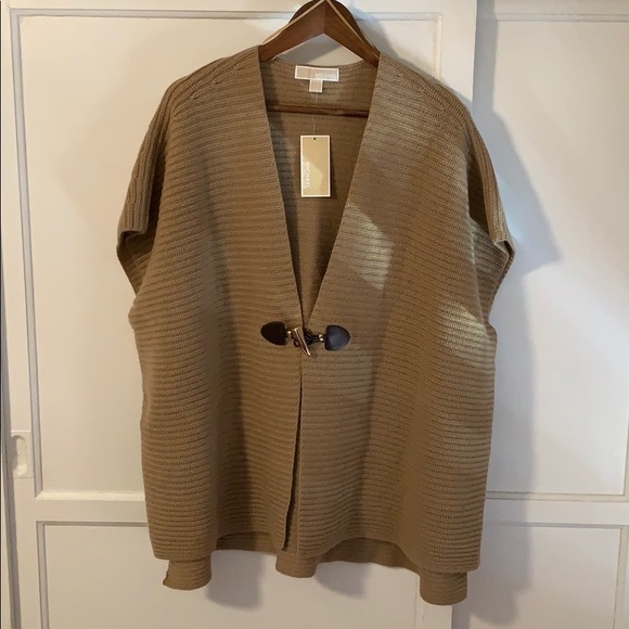 MICHAEL Michael Kors Sweaters - MK Wool and Cashmere Poncho MICHAEL Michael Kors Sweaters - MK Wool and Cashmere Poncho
